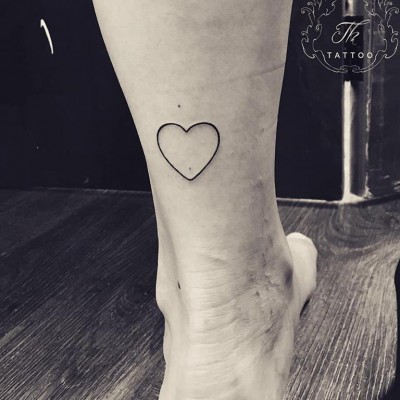 Tatuaj inimioara/Little heart tattoo, tatuaje mici, tatuaje fete